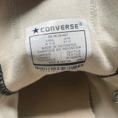 コンバース　オールスター　27センチ
の画像