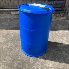 プラスチックドラム缶　雨水タンク　貯水タンク