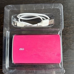 モバイルバッテリー　auショップ購入　アンカー製　iPhone