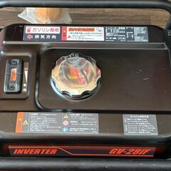 【中古】工進 GV-28iF インバーター発電機 定格2.8kVA 美品【ハンズクラフト佐賀】の画像