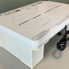 【RKG】特価！アイリスオーヤマ/IHコンロ/IHK-W12S-W/中古品/2022年製/台付きの画像