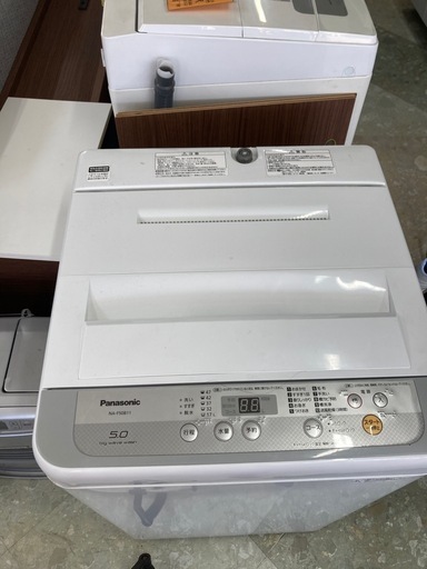 PANASONIC NA-F50B11-S シルバー [全自動洗濯機 (5.0kg)]  リサイクルショップ宮崎屋　住吉店25.6.27