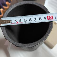 信楽焼、波紋金彩、黒（黒板付）の画像