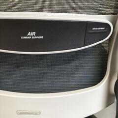 カウネット エアグレースチェア オフィスチェア メッシュタイプ 肘置きあり ナイロン AIRGRACE リクライニング メッシュ 定価9万円の画像
