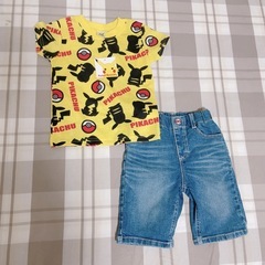 90サイズ　男の子　半袖シャツ　ズボン　夏物　まとめ売りの画像