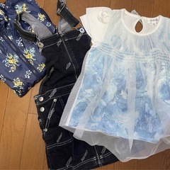 子ども服夏物　女の子（サイズ120 センチ）の画像