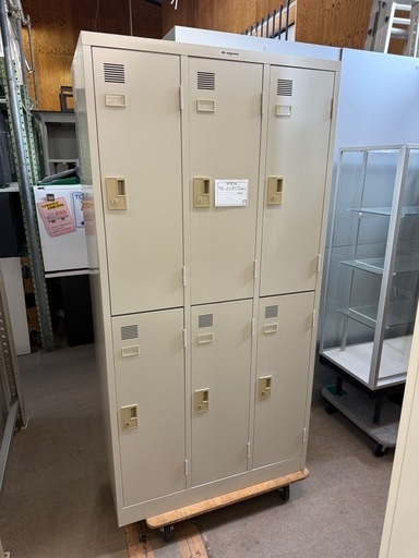 6人用ロッカー　鍵付き