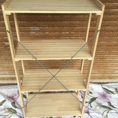 ウッドラック　木製白木タイプ　天然木　wood luck  アイアンコラボタイプ　無垢材の画像