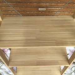 ウッドラック　木製白木タイプ　天然木　wood luck  アイアンコラボタイプ　無垢材の画像