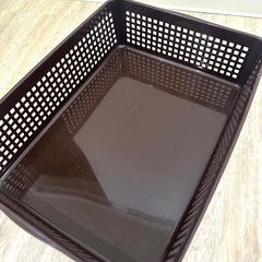 網目の収納ケースの画像