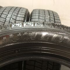 DUNLOP WINTER MAXX WM03 215/55R18 18インチ スタッドレス 4本 23年製 バリ溝 CX-30/MX-30 ハイエース等　(MTE966)クレジットカード QRコード決済可能の画像