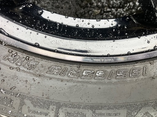 【超美品】2024製ダンロップタイヤ＋ホイールセット 195/65r15 プリウスに履かせてました