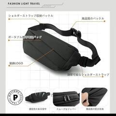ボディバッグ ショルダーバッグ 防水 旅行 散歩 貴重品 ネイビー