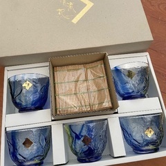 💎石塚硝子株式会社　茶器セット　夏用