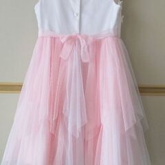 ピンクチュールドレス　110cm＆130cm【美品に近いです】の画像