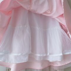 ピンクチュールドレス　110cm＆130cm【美品に近いです】の画像