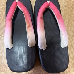 値下げ！新品！浴衣大人用、紐、下駄付きの画像