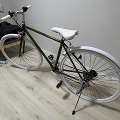 引取限定【ほぼ未使用】700C クロスバイク シマノ6段変速／480mm（約27