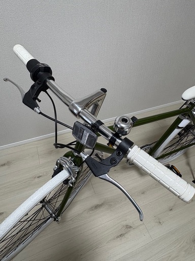 •	引取限定【ほぼ未使用】700C クロスバイク シマノ6段変速／480mm（約27インチ）