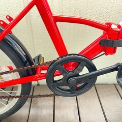 TRADEAaxton折畳み自転車20インチ red変速無し引取専用