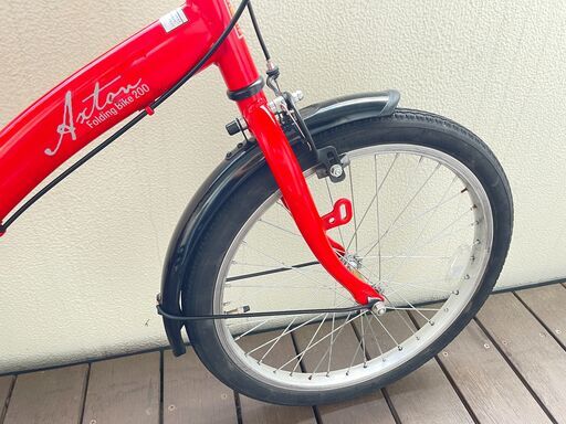 TRADEAaxton折畳み自転車20インチ red変速無し引取専用
