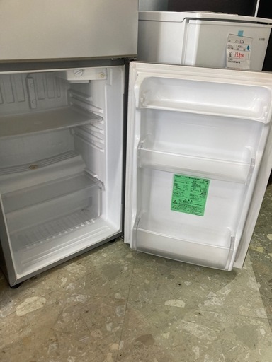 アクア 109L 2ドア冷蔵庫（直冷式）シルバーベーシックAQUA AQR-111A リサイクルショップ宮崎屋　住吉店25.6.27