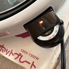 大きいサイズのホットプレート 通電確認済みの画像