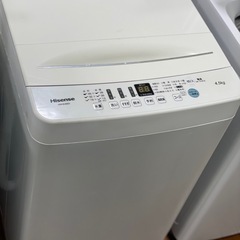 送料・設置込み可　洗濯機　4.5kg Hisense 2021年...