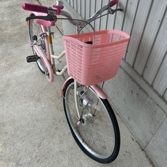24インチ　自転車　子供　鍵良好　女の子　の画像