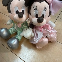 結婚式のミッキーミニーペア