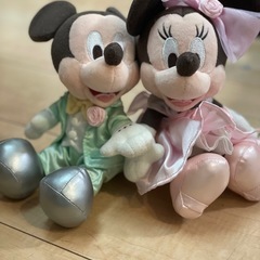 結婚式のミッキーミニーペアの画像
