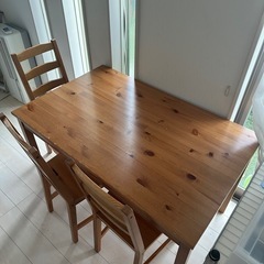 IKEA ダイニングテーブル ヨックモックの中古が安い！激安で譲り