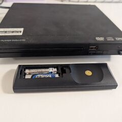 動作確認済み★コンパクト&シンプルDVDプレーヤー DVDJ-2152-BKの画像