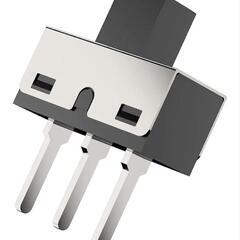 未使用。新品。20個あります。垂直スライドスイッチ1P2T SPDT 3ピン2位置DC50V 0.5A SS12D10ハイノブマイクロスライドスイッチ／電気部品の画像