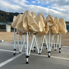 ワンタッチテント　タープ　キャンプ　BBQ 部活の熱中症対策　の画像