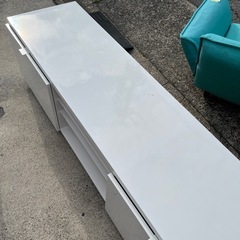 IKEA  イケア　テレビ台　テレビボーホワイト　白【横160奥43.5高46.5】の画像