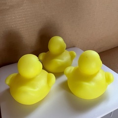 ★音鳴りアヒル！あひるのおもちゃ3匹セット（アヒル/ピーピートイ/お風呂/バスグッズ/ぬいぐるみ）の画像