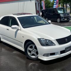 全国提携ローン！！全国納車始めました！！クラウンアスリート！i-Four！特別価格コミコミ53万円！　4WD　サンルーフ　革シート　Bカメラ　クルコン　盗難防止システム　助手席エアバック　横滑り防止　本州仕入れ！の画像