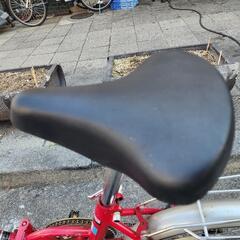 『ＳＡＬＥ　５０％』　折りたたみ自転車　２０インチ　3変速　赤　配達可能の画像