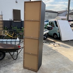 チェスト　扉収納　棚　収納棚　隙間収納　【横45奥41高181】の画像