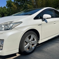 トヨタ プリウス Gツーリング セレクション パール 車検8年4月 バックカメラ クルコン ETC の画像
