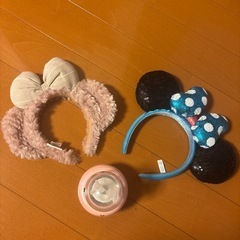 ディズニーカチューシャ2点とオルゴールの画像