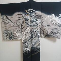 子供用着物　龍柄の画像