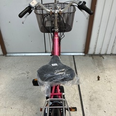 電動アシスト自転車　26インチ　3段変速　サドル新品　近隣有料配達可能の画像
