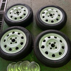 ラパン純正ホイール、タイヤセット
