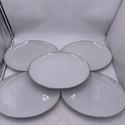 fancy CHINA 食器セット 31点 白 青縁 レトロ　大人数 Fancy china ブルーフラワー カレーシチュー皿 各枚数 花柄プレート