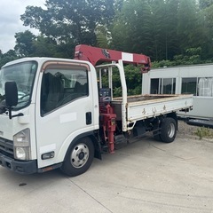 イスズ エルフ クレーン車 低走行7万キロ 車検1年付 4JJ1 ICターボの画像