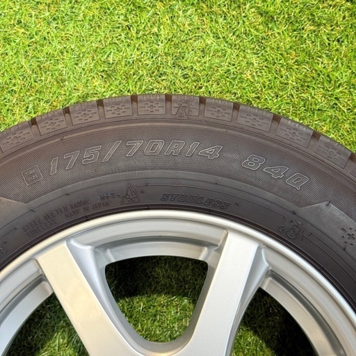 【決まりました】【美品】175/70R14 アクア・フィットなど　コンパクトカー ホイールセット
