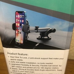 CGZZ 3−in−1車載用スマホホルダー　新品　未使用の画像