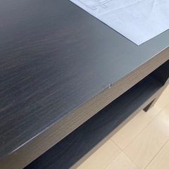 テレビ台 IKEA ラック LACK  ブラックの画像